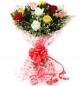 10 mix roses bouquet