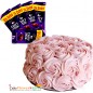 Half Kg Strawberry Rose Cake n Chocolate Starter