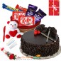 Chocolate Truffle Cake Chocolate Teddy for Any Occasion