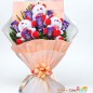 7 dairy milk 3 teddy bears bouquet