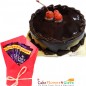 1Kg chocolate cake  Cadbury Dairy Milk Chocolates Gifts