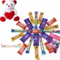 teddy with chocolate special surprise