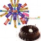 half kg chocolate cake n chocolate