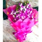 7 orchid paper packing bouquet