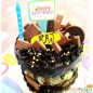 half kg eggless intenso chocolate truffle cake