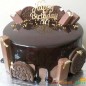 half kg intenso oreo five star chocolate cake