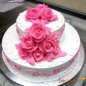 3kg 2 Tier vanilla Cake 2