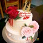 3kgs 2 tier roses vanilla cake