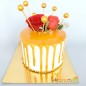 1kg Butterscotch Rose Cake