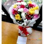 23 mix roses flower basket
