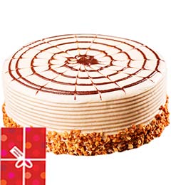 2Kg Butterscotch Cake n Greeting Card