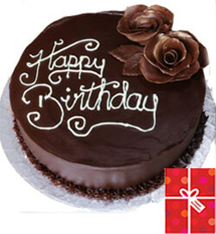 Chocolate Cake n Greeting Card