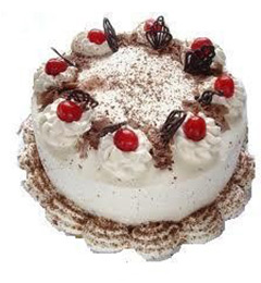2Kg White Forest cake