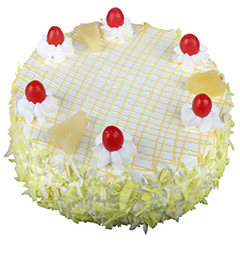 2Kg Eggless Pineapple Cake 
