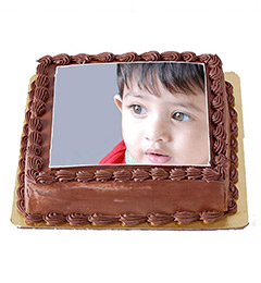 send 1Kg Chocolate Photo Cake delivery
