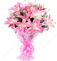 send Lilies Bouquet delivery