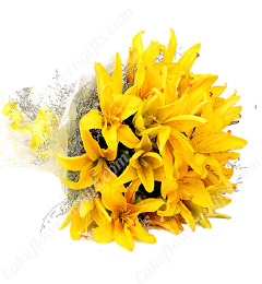 send Lilies Bouquet delivery