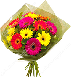 send 10 Gerberas Bouquet delivery