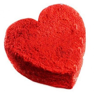 2 Kg Red Velvet Cake Heart Shape