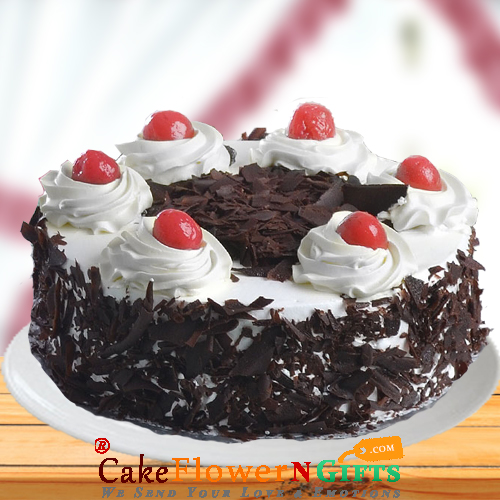 1Kg Black Forest Fresh Cream Cake