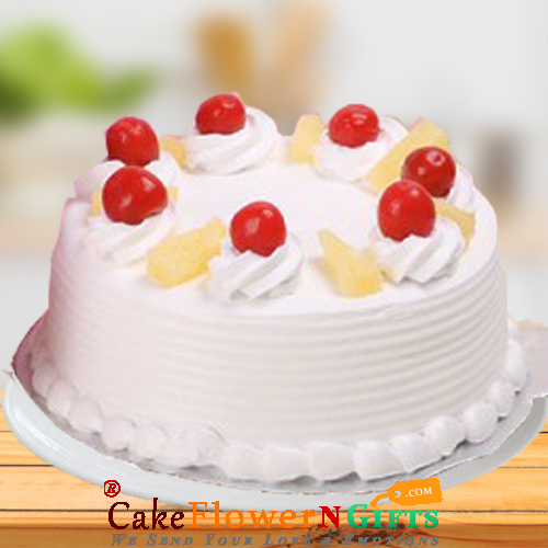 1Kg Pineapple Fresh Cream Cake