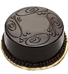 Half Kg dark chocolate cake