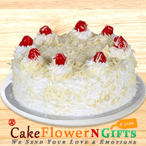 2 Kg White Forest Cake