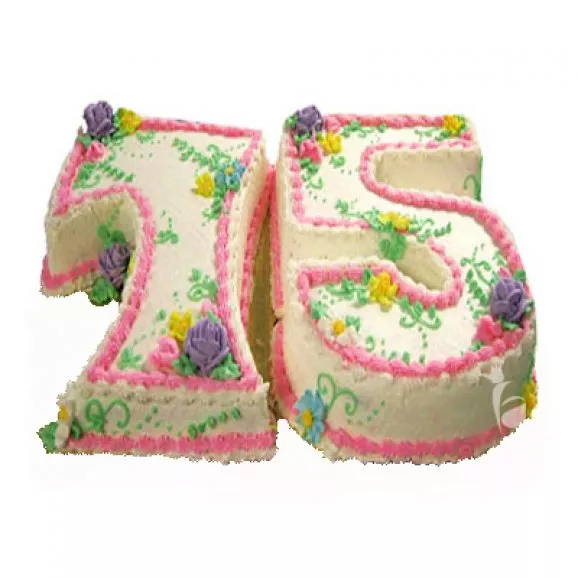 send Double Number Custom Cake delivery