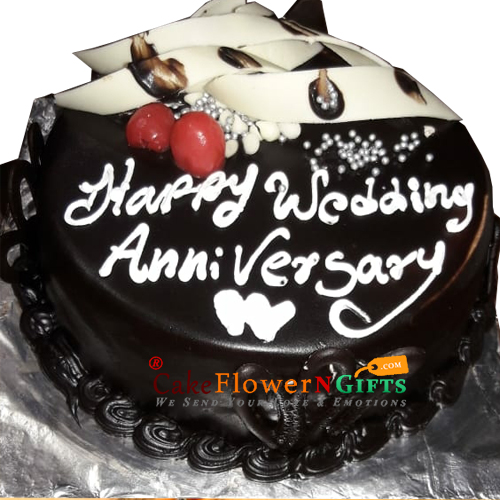 half kg chocolate truffle cake
