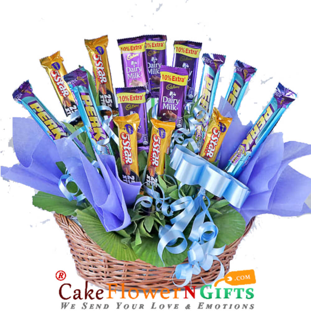 send assorted cadbury chocolates bouquet delivery