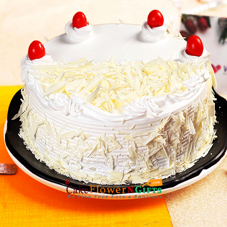 send half kg white forest cake delivery