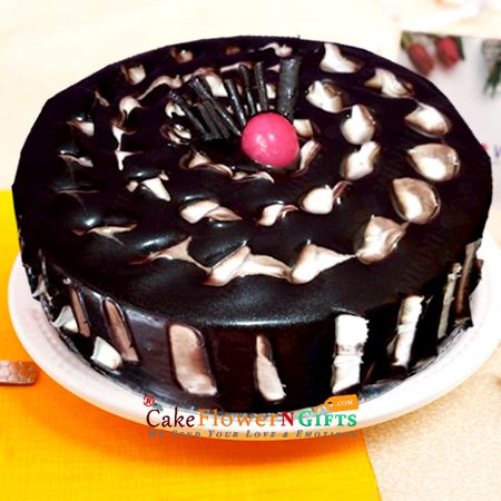 1kg eggless chocolate fudge cake