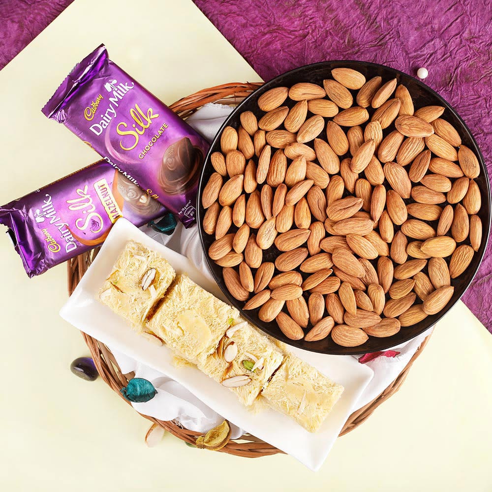 send Joy Of Almonds With Chocolates delivery
