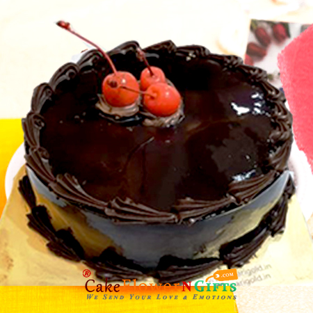 send half kg eggless chocolate truffle cake delivery