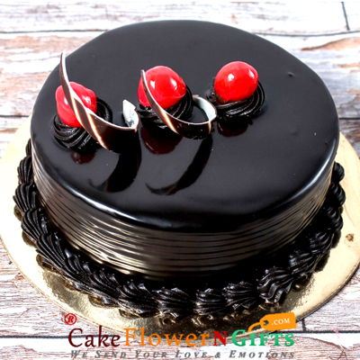 send 1kg amusing eggless chocolate cake delivery