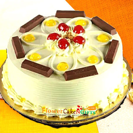 send half kg eggles kitkat butterscotch cake delivery