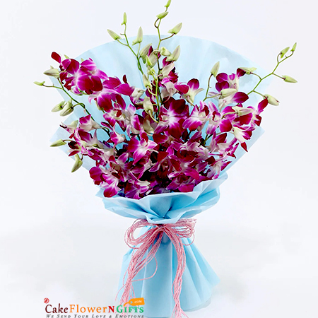 10 orchid bouquet