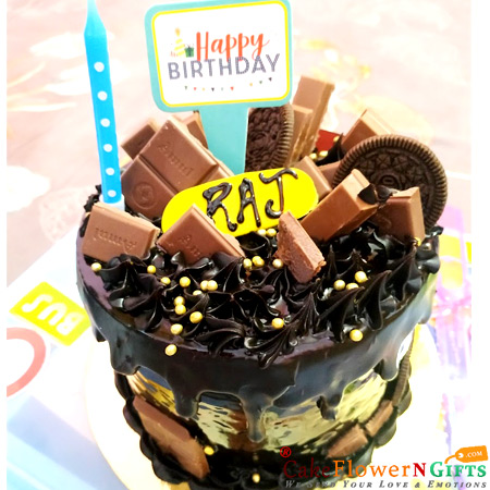 1kg eggless intenso chocolate truffle cake