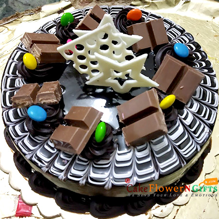 1 kg  choco glaze truffle cake