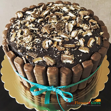 send 1kg five star chocolate cake delivery