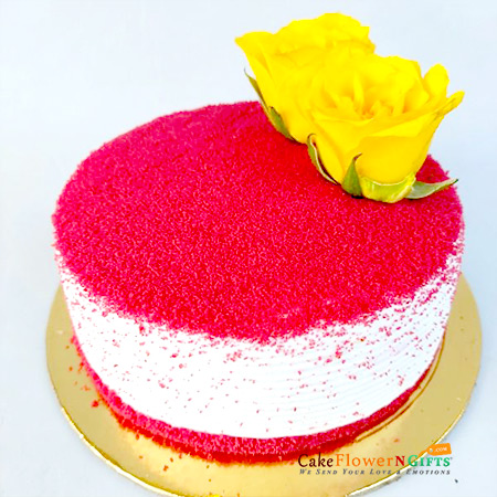 send 1kg eggless red velvet affair delivery