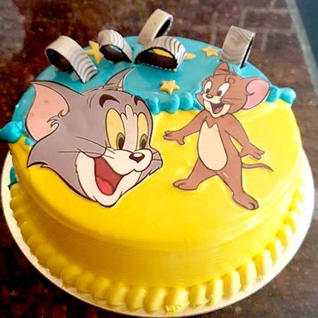 send 1Kg Tom Jerry Designer Cakes delivery