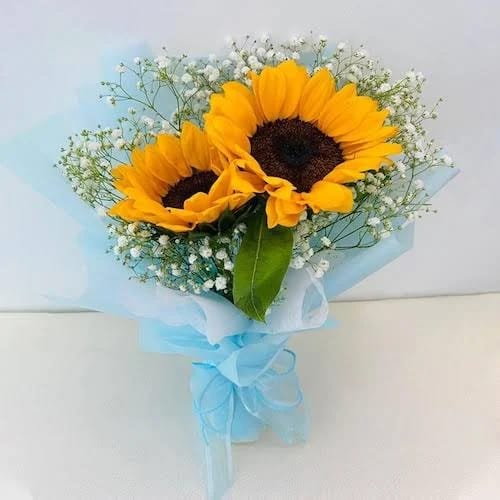 2 sunflower bouquet