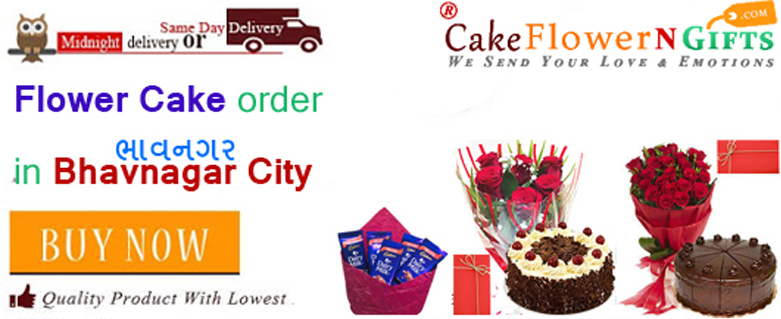 online Flower Cake order in Bhavnagar City