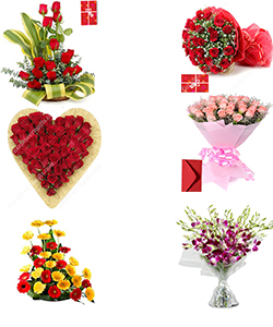 send Online Roses Flower Bouquet Home Delivery Servces to Hoshiarpur City Samday or Midnight Online Order Now