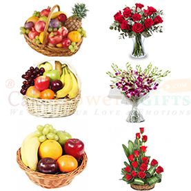 online fresh-fruits-hampers delivery in Gandhinagar