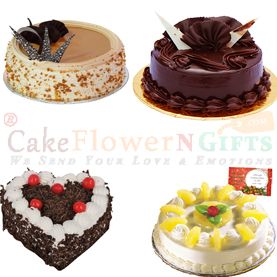Onlie Eggless Cake delivery Gandhinagar City at Midnight