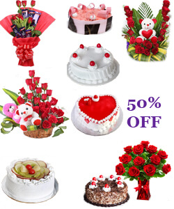 Low order Flower and Cake home delivery services to  