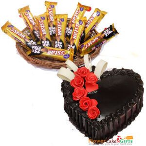 chocolate-cake-heart-shape-n-5-Star-Basket