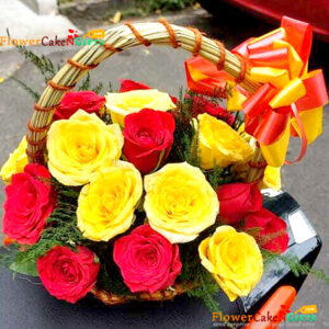 20-red-yellow-rose-flower-basket